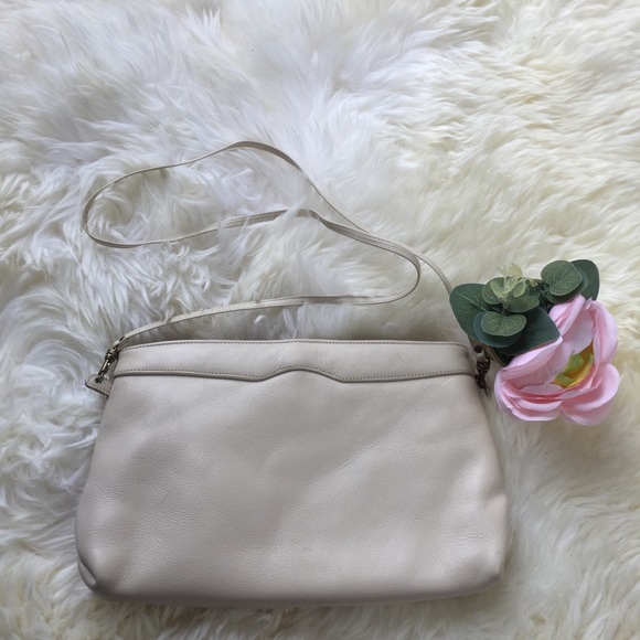 Etienne Aigner Bags Etienne Aigner White Ivory Cream Leather Purse Poshmark